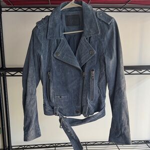 BlankNYC Belted Suede Jacket